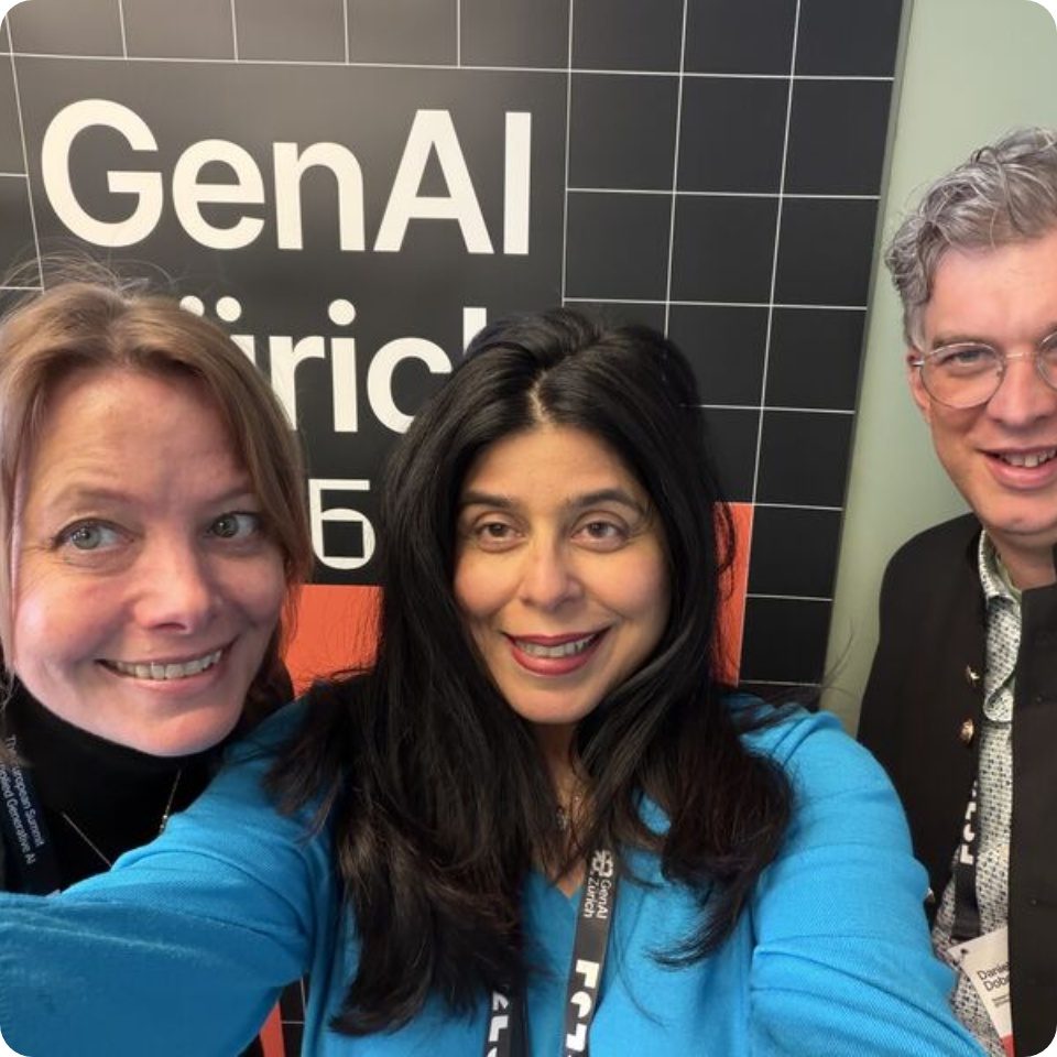 Selfie at GenAI Zürich event
